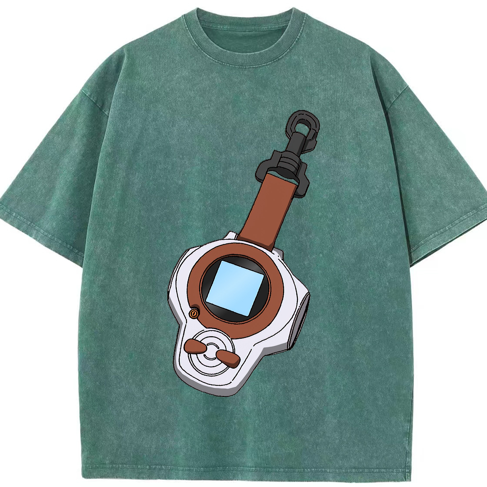 （画像用） Digimon デジタルモンスター/デジモン 綿100% ヴィンテージ風 半袖Tシャツ（フロントプリント）